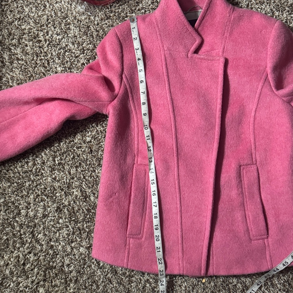 Mario Bellucci for Banana Republic Pink Blazer Satin Lining Beautiful Classic - Picture 13 of 16